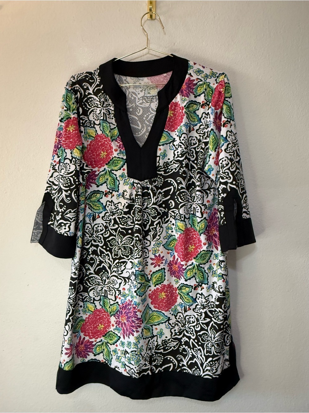 Sansoleil floral Tunic Top - upf 50